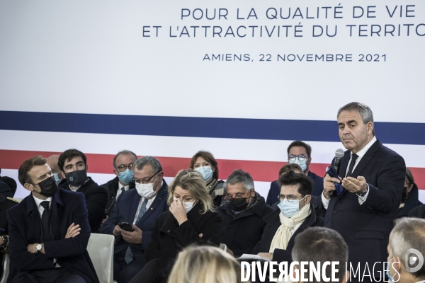 Emmanuel Macron à Amiens