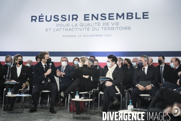 Emmanuel Macron à Amiens