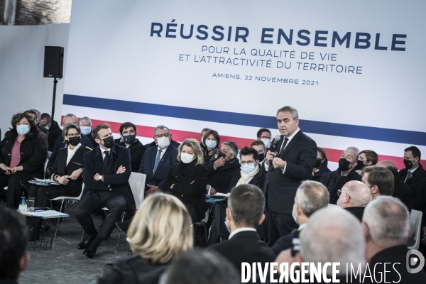 Emmanuel Macron à Amiens