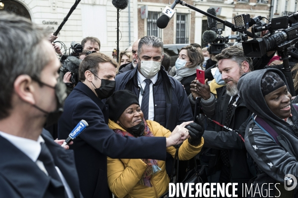 Emmanuel Macron à Amiens