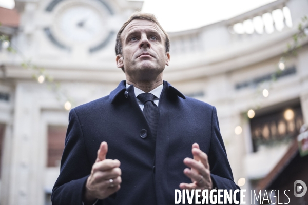 Emmanuel Macron à Amiens