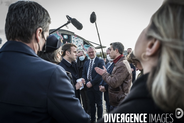 Emmanuel Macron à Amiens