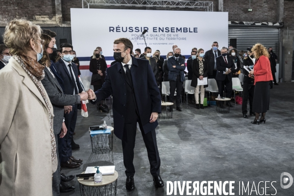 Emmanuel Macron à Amiens