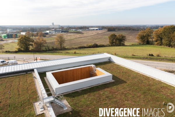 Chantier bois-paille d un lycée en Vendée