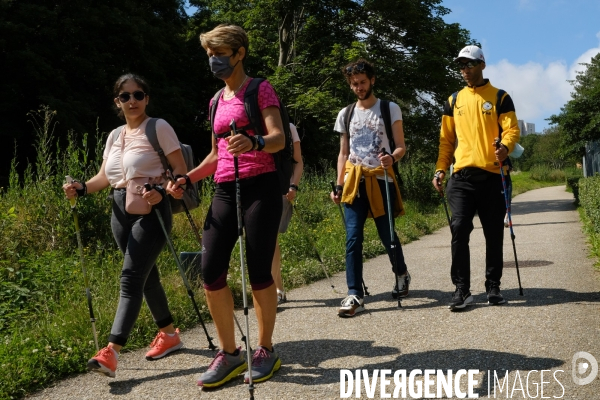 Petite traversée - Marche nordique à Romainville