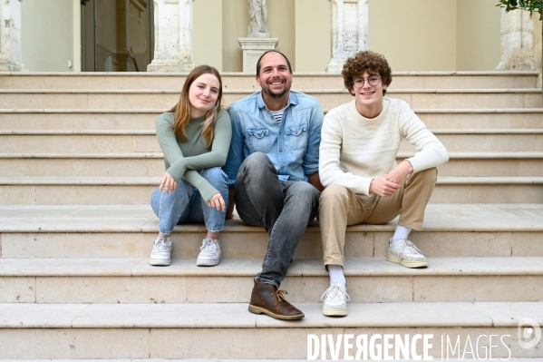 Le réalisateur Emmanuel POULAIN-ARNAUD présente son film  LE TEST , avec les jeunes comédiens Chloé BARKOFF-GAILLARD et Matteo PEREZ, au festival du film de Sarlat 2021.