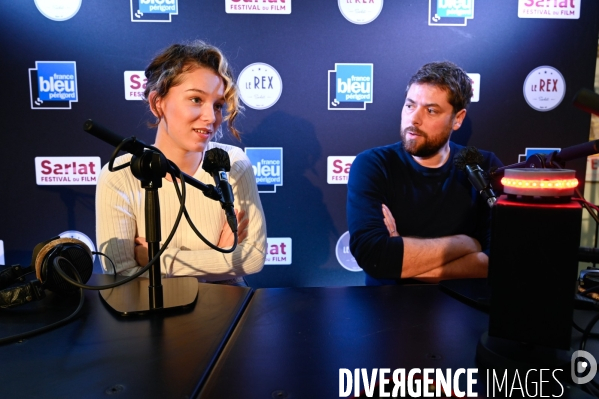 Le réalisateur Nessim CHIKHAOUI présente son film  Placés  , avec la jeune Lucie Charles-Alfred, au festival du film de Sarlat 2021.