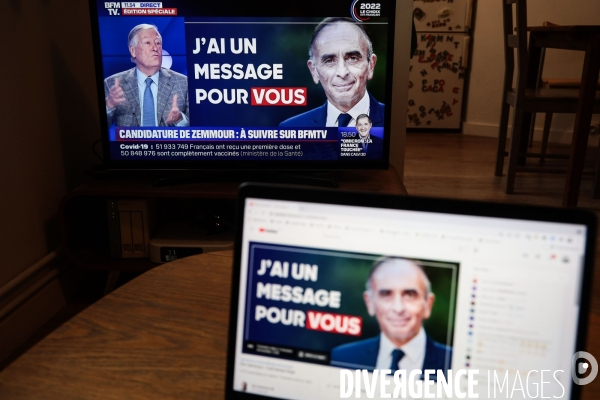 Eric zemmour - la candidature sur youtube