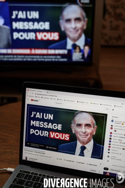 Eric zemmour - la candidature sur youtube