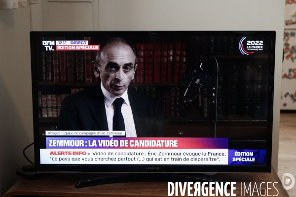 Eric zemmour - la candidature sur youtube