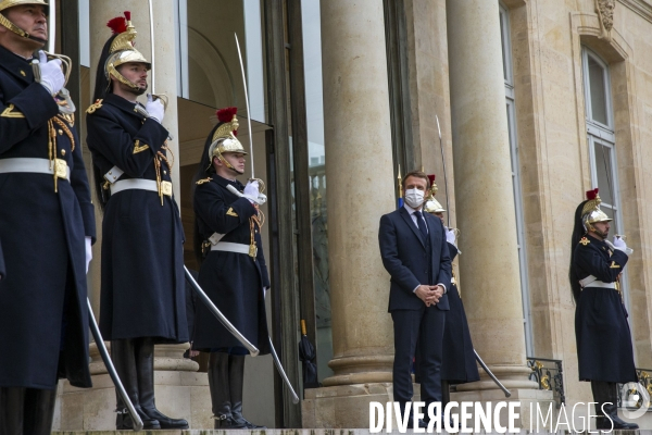 Visite du Président de Lituanie, Gitanas NAUSEDA à l Elysée.