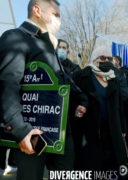 Inauguration du quai Jacques Chirac