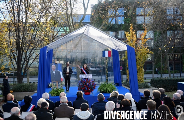 Inauguration du quai Jacques Chirac