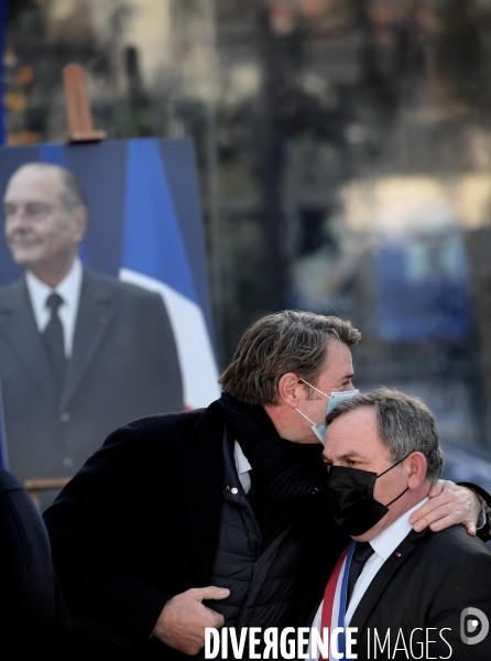 Inauguration du quai Jacques Chirac