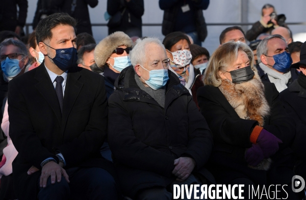 Inauguration du quai Jacques Chirac
