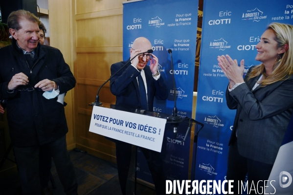 Annonce des résultats du 1er tour du Congrès des republicains