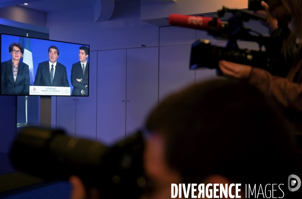 Annonce des résultats du 1er tour du Congrès des republicains