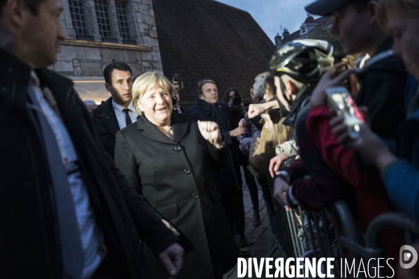 Macron-Merkel à Beaune, visite d adieu de la chancelière