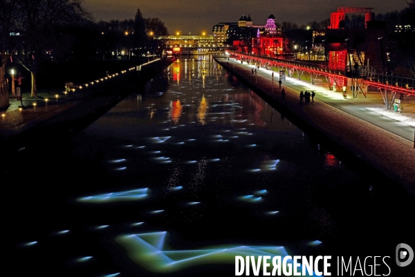 Parcours lumiéres à la Villette