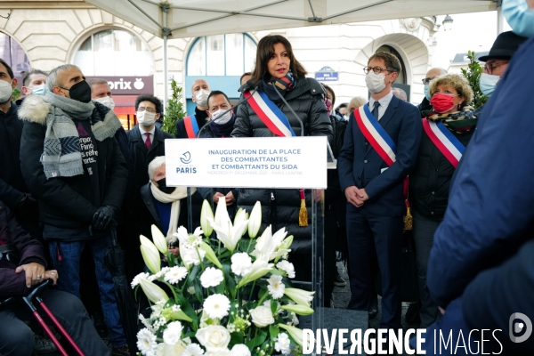 Inauguration de la Place des Combattantes et Combattants du sida