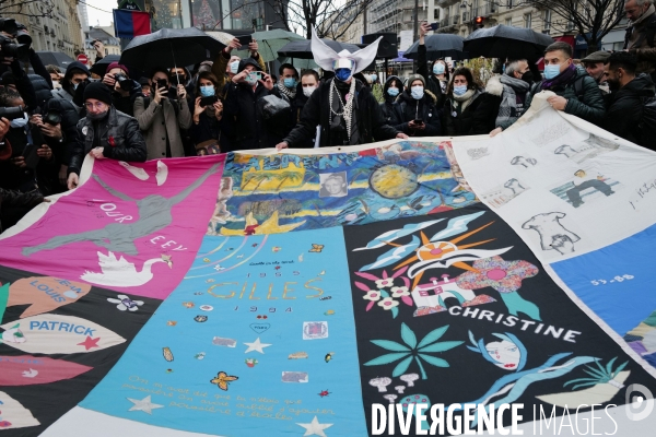 Inauguration de la Place des Combattantes et Combattants du sida