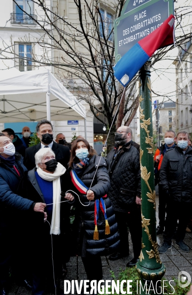 Inauguration de la Place des Combattantes et Combattants du sida