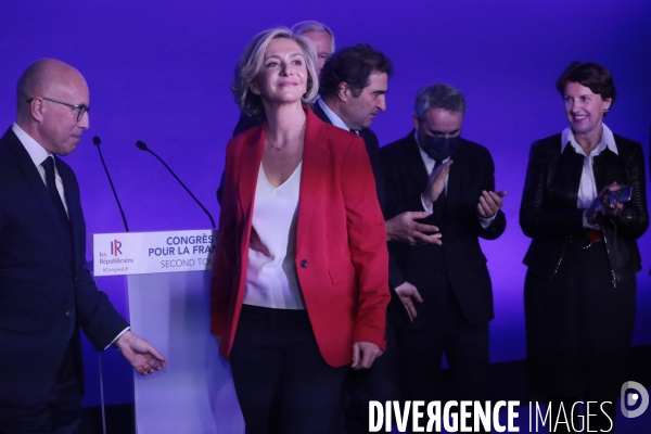 Valerie Pecresse candidate des Republicains à la Presidentielle de 2022