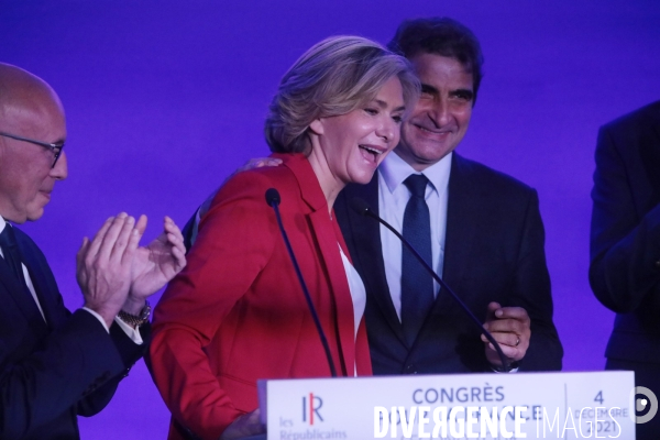 Valerie Pecresse candidate des Republicains à la Presidentielle de 2022