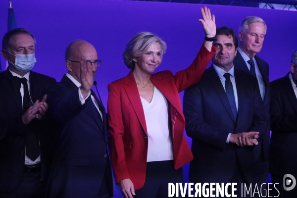 Valerie Pecresse candidate des Republicains à la Presidentielle de 2022