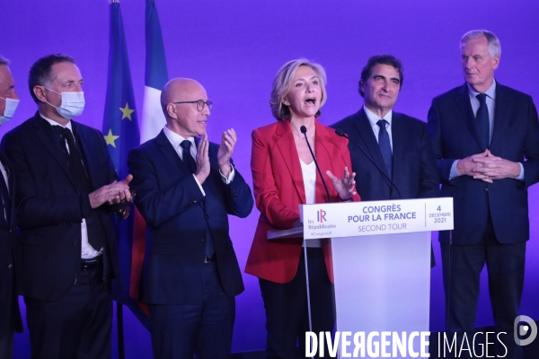 Valerie Pecresse candidate des Republicains à la Presidentielle de 2022