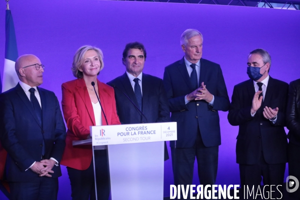 Valerie Pecresse candidate des Republicains à la Presidentielle de 2022