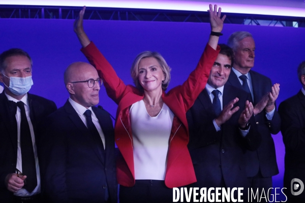 Valerie Pecresse candidate des Republicains à la Presidentielle de 2022