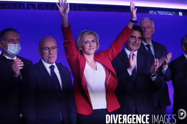 Valerie Pecresse candidate des Republicains à la Presidentielle de 2022