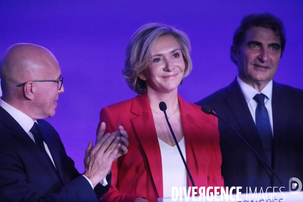 Valerie Pecresse candidate des Republicains à la Presidentielle de 2022