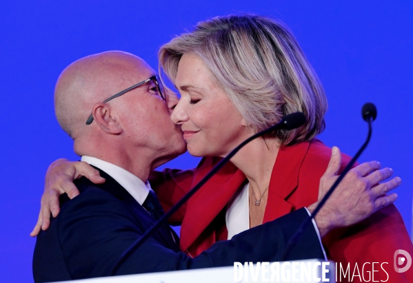 Annonce des résultats du 2er tour du Congrès des republicains