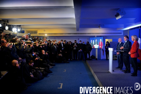 Annonce des résultats du 2er tour du Congrès des republicains