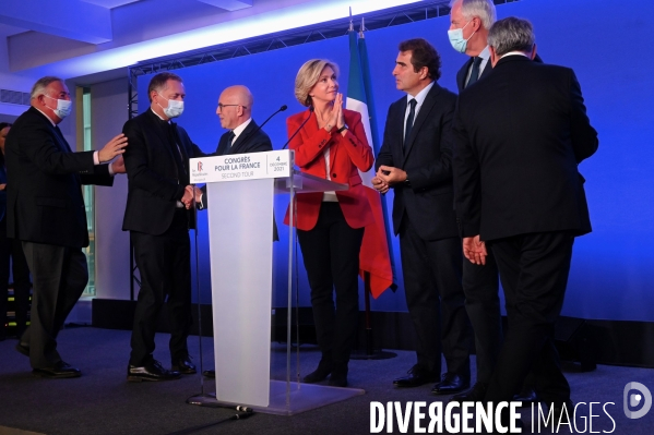 Annonce des résultats du 2er tour du Congrès des republicains