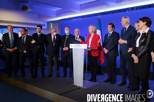 Annonce des résultats du 2er tour du Congrès des republicains