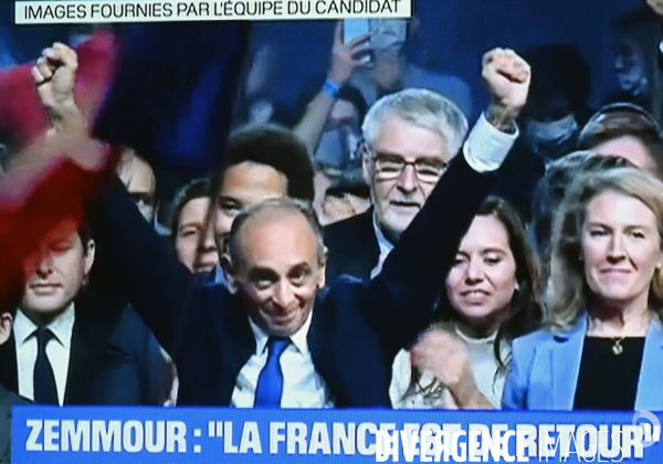 Retransmission du 1er meeting d Eric Zemmour, en direct sur BFM tv