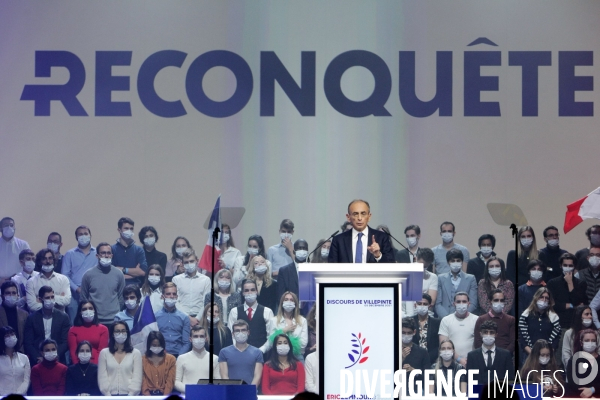 Meeting de eric zemmour a villepinte