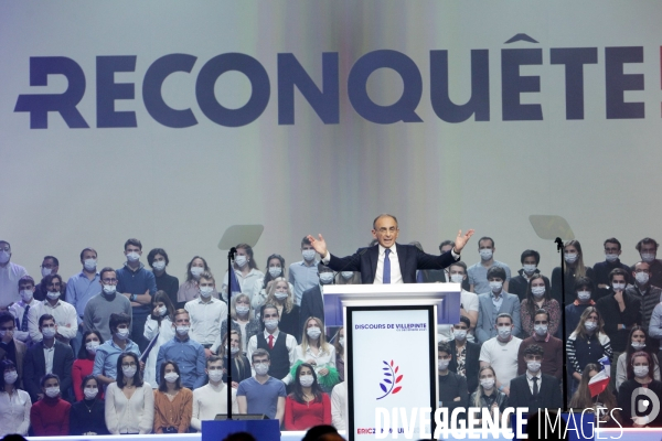 Meeting de eric zemmour a villepinte