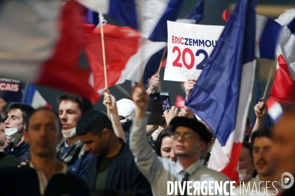 Meeting de eric zemmour a villepinte