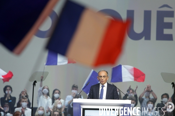 Meeting de eric zemmour a villepinte