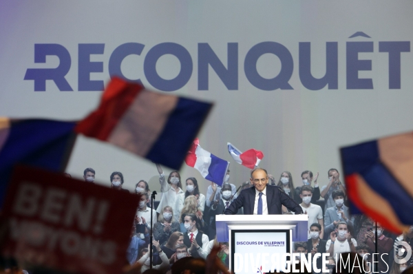 Meeting de eric zemmour a villepinte