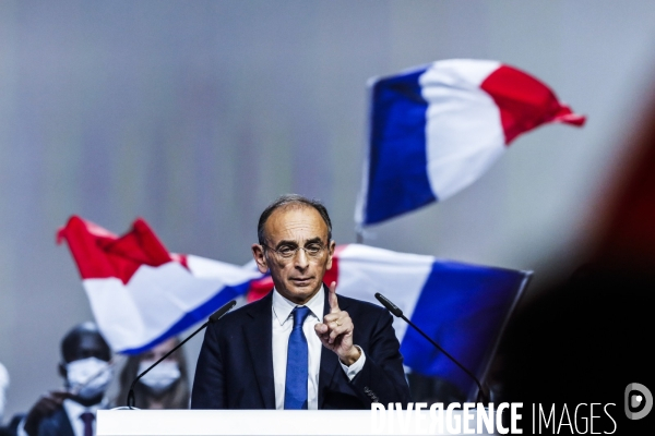 Premier meeting du candidat eric zemmour, a villepinte.