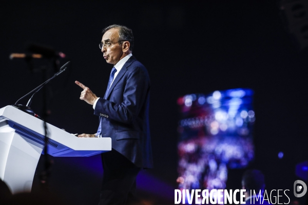 Premier meeting du candidat eric zemmour, a villepinte.