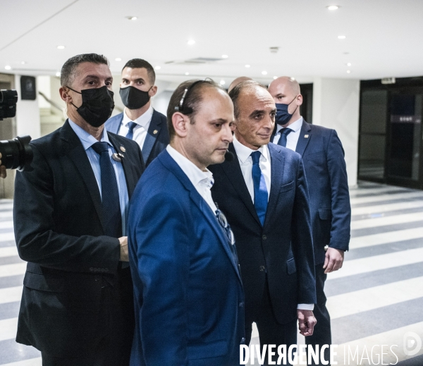 Premier meeting du candidat eric zemmour, a villepinte.