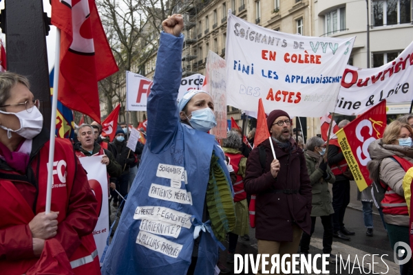 Manifestation des soignants