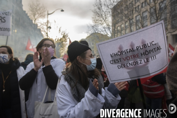 Manifestation des soignants
