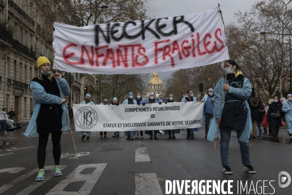 Manifestation des soignants